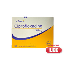 CIPROFLOXACINO 500MG X 50 CAP. (POR UNIDAD)