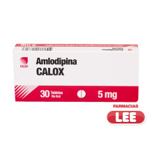 AMLODIPINA 5MG. X 30 TABL (POR UNIDAD)