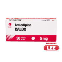 AMLODIPINA 5MG. X 30 TABL (POR UNIDAD)