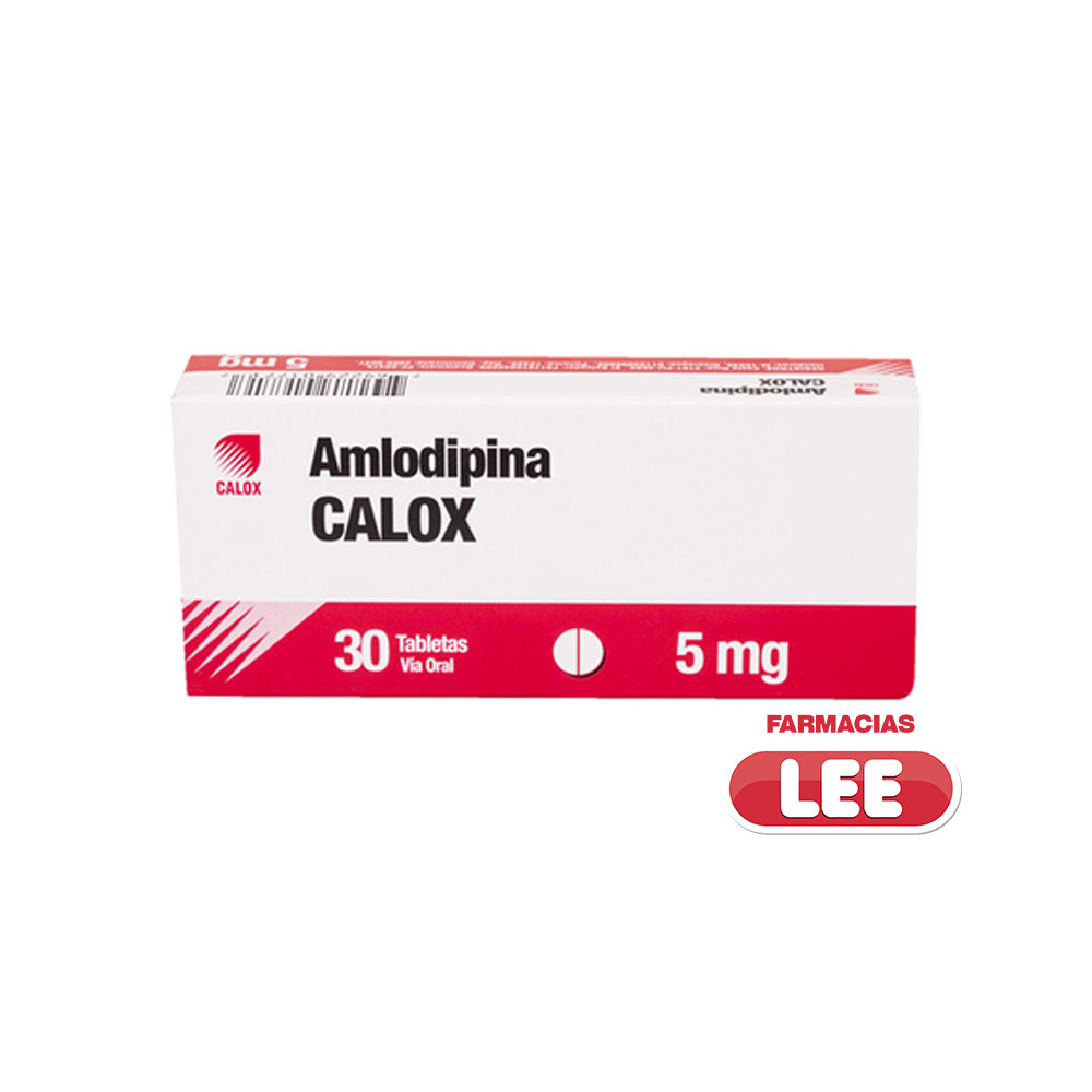 AMLODIPINA 5MG. X 30 TABL (POR UNIDAD)