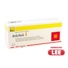 AMLODIPINO DENK 5MG X 50 COMP. (POR UNIDAD)