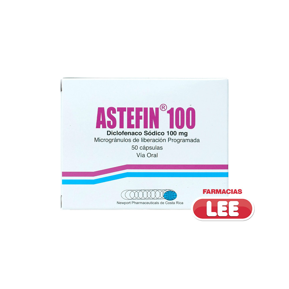 ASTEFIN 100 MG.X 50 CAPS. (POR UNIDAD)
