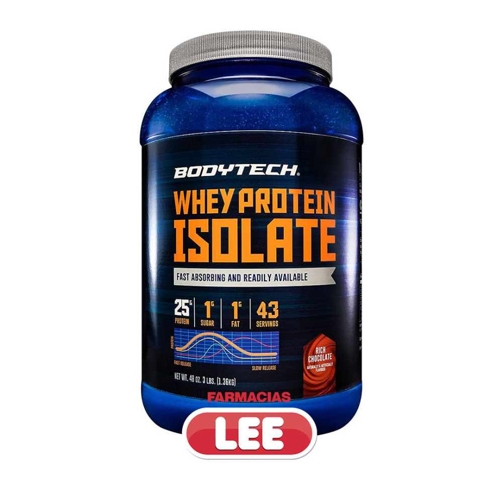 BODYTECH WHEY PROTEIN ISOLATE CHOCOLATE 30.4 G X 12 (POR UNIDAD)