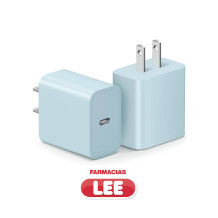 CARGADOR DE CARGA RAPIDA COLOR AZUL