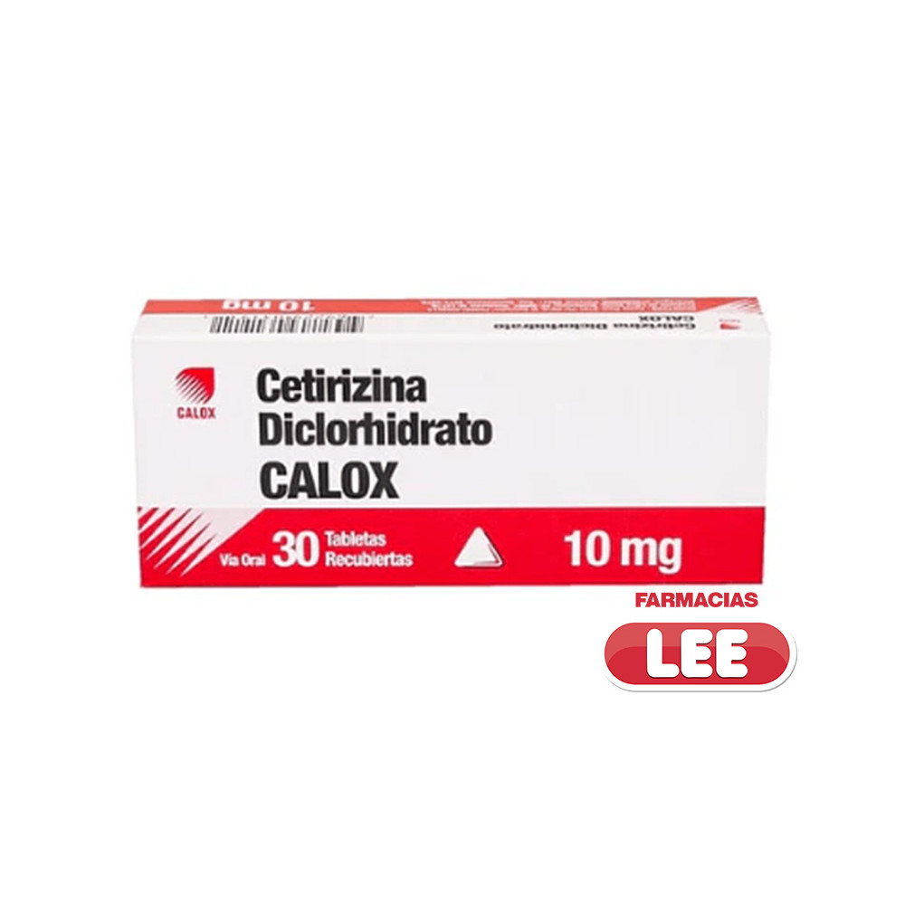 CETIRIZINA 10 MG X 30 TABS (CALOX) (POR UNIDAD)