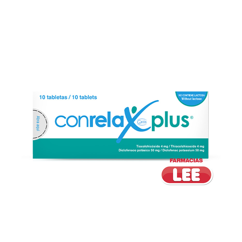 CONRELAX PLUS X 10 TAB (POR UNIDAD)