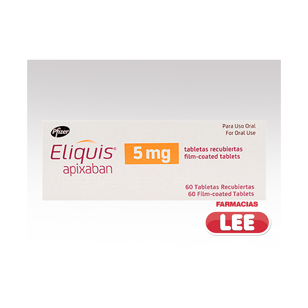 ELIQUIS 5 MG X 60 TAB (POR UNIDAD)
