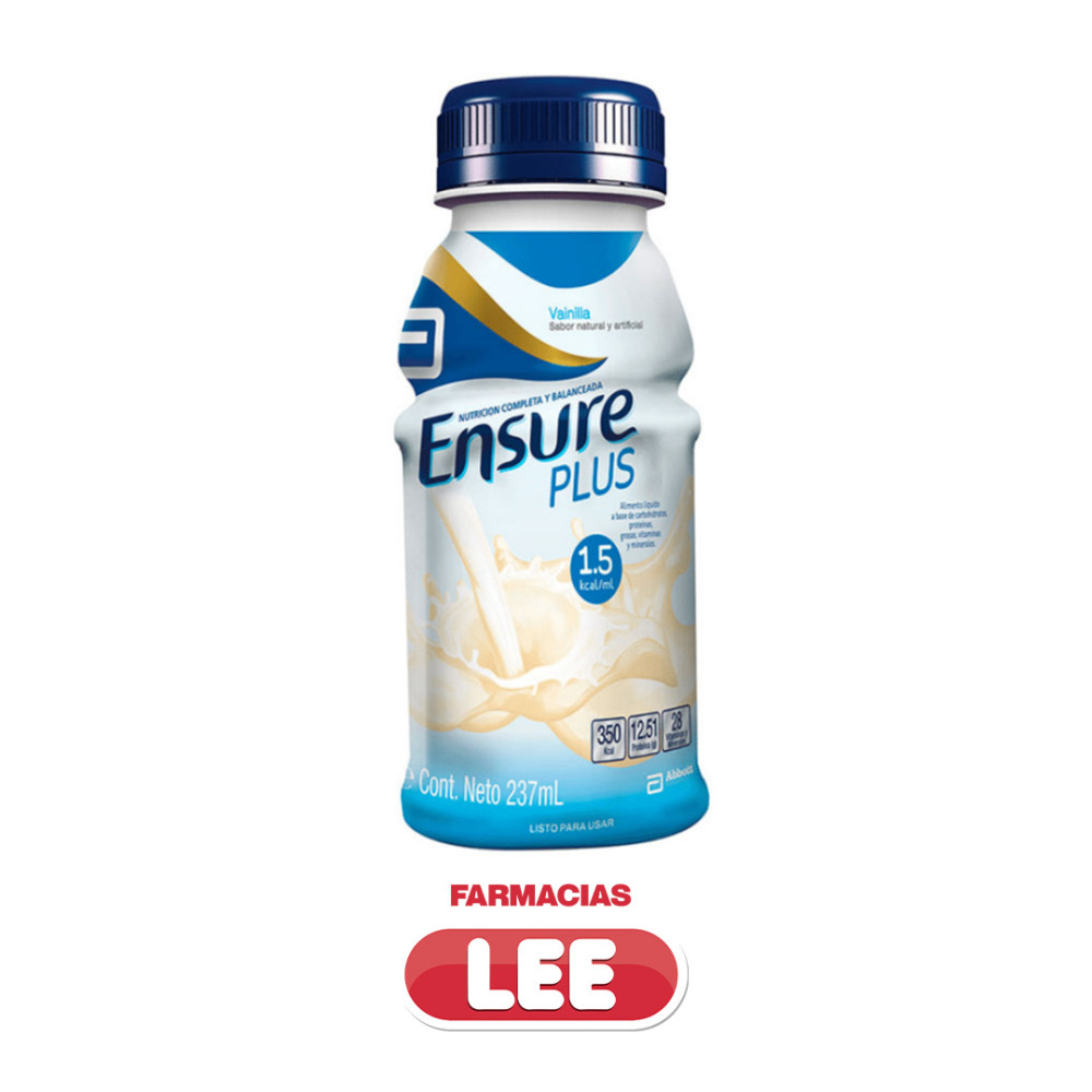 ENSURE PLUS VAINILLA C/ TAPA ROSCA 237 ML