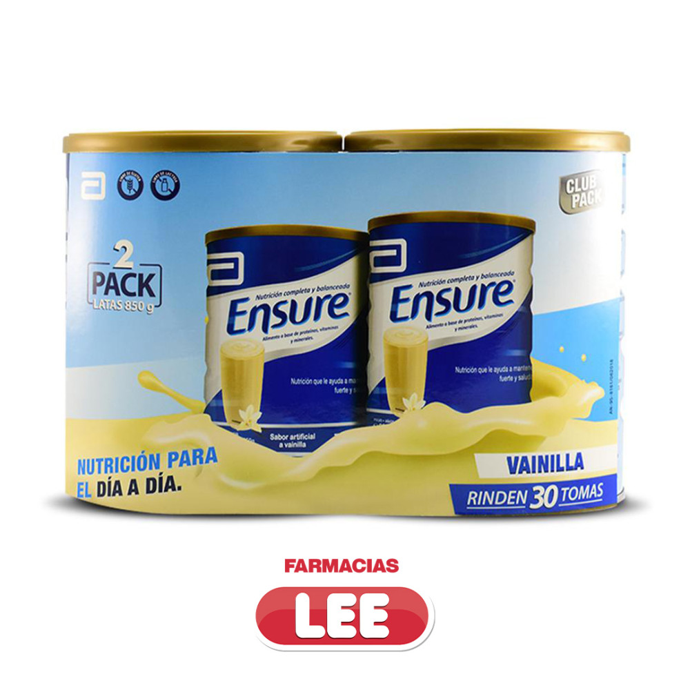 ENSURE POP VAINILLA 850 GR DUO