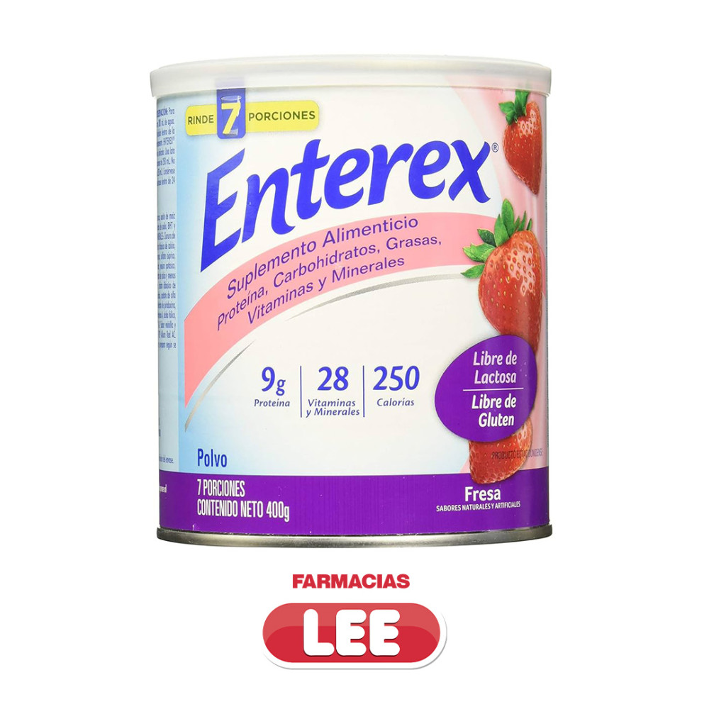 ENTEREX FRESA POLVO 400GMS