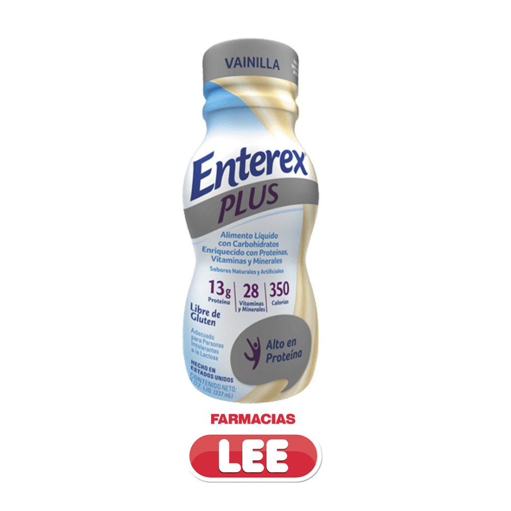 ENTEREX PLUS VAINILLA 237 ML