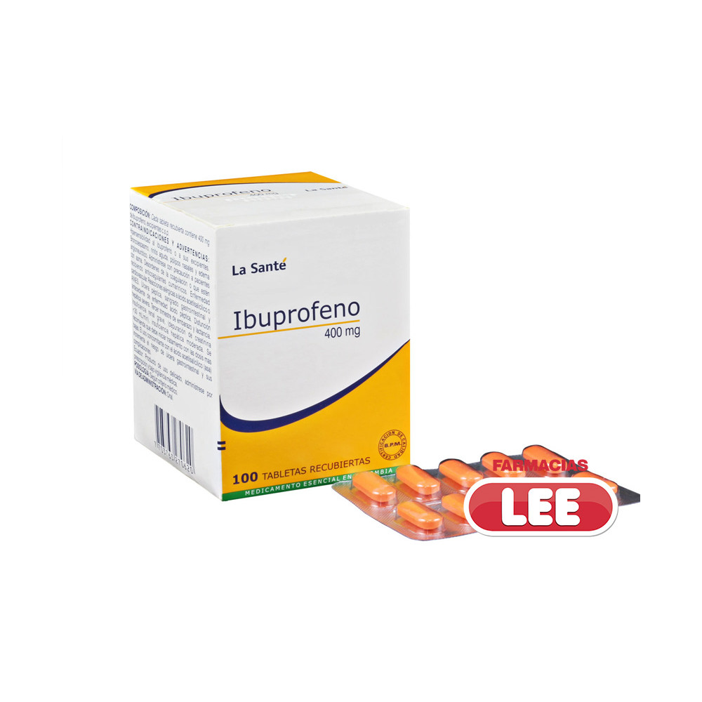 IBUPROFENO 400MG X 100 TABS. (POR UNIDAD)
