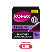 KOTEX TAMPONES REGULAR X 16 + PROMO CARGADOR