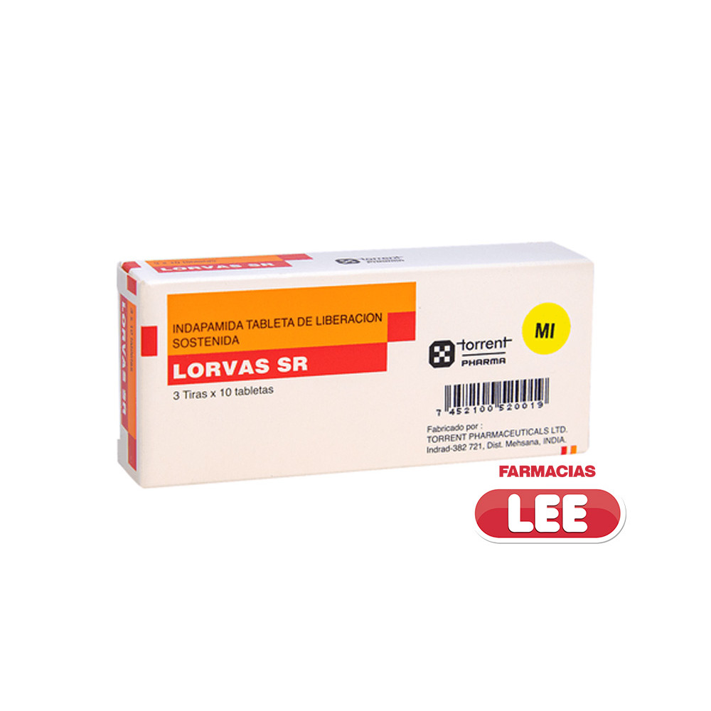 LORVAS 1.5 MG X 30 TAB (POR UNIDAD)