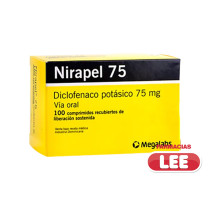 NIRAPEL 75 MG X 100 COMP (POR UNIDAD)