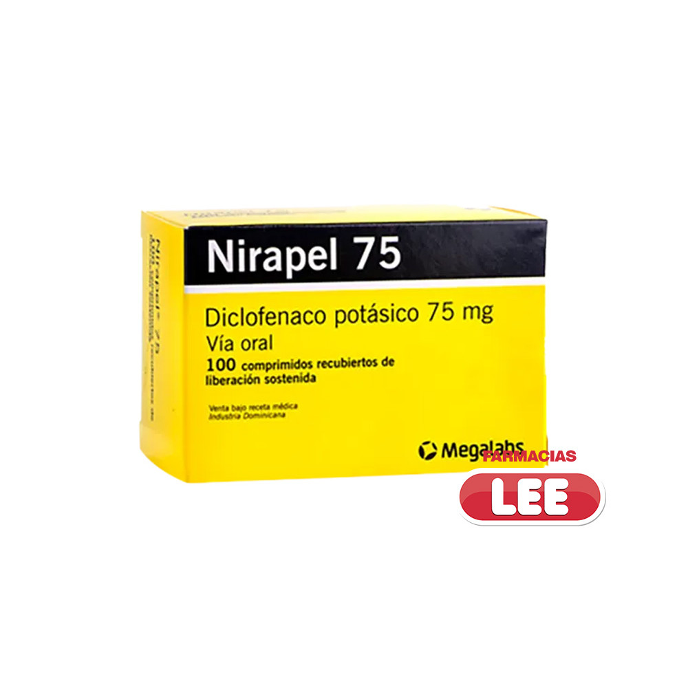 NIRAPEL 75 MG X 100 COMP (POR UNIDAD)