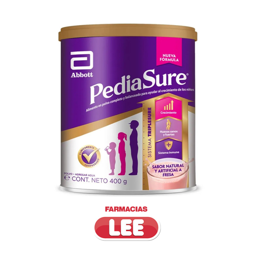 PEDIASURE PLUS NG FRESA 400 G