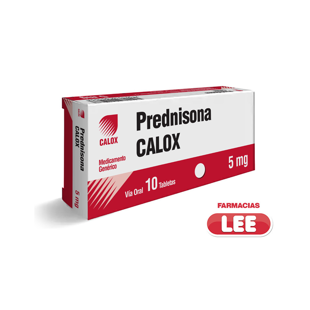 PREDNISOLONA 5 MG X 30 TAB (CALOX) (POR UNIDAD)