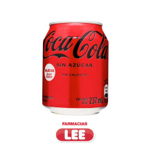 SODA COCA COLA SIN AZUCAR 237ML