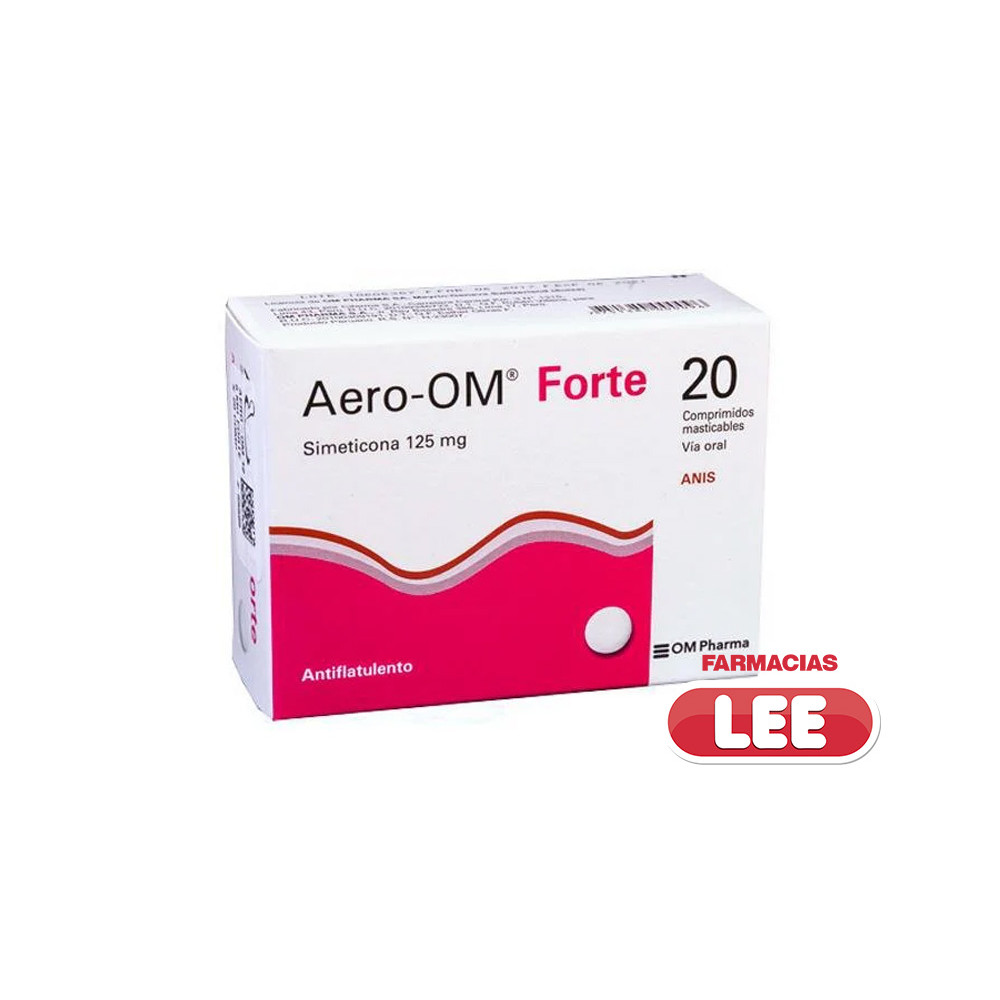 AERO-OM TABLETA 125MG X 20 (POR UNIDAD)
