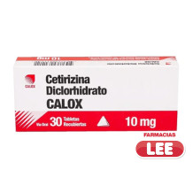 CETIRIZINA 10 MG X 30 TABS (CALOX) (POR UNIDAD)