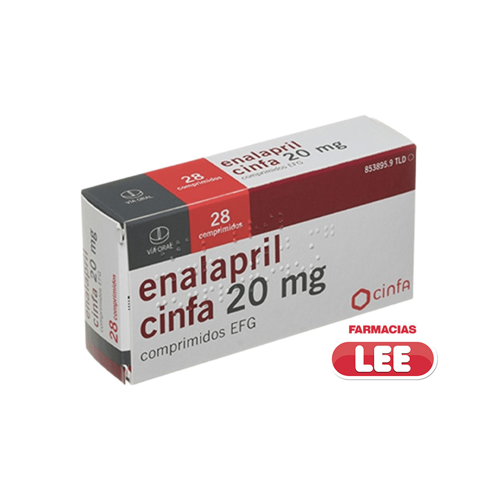 ENALAPRIL 20 MG X 252 CAP ( CINFA ) (POR UNIDAD)