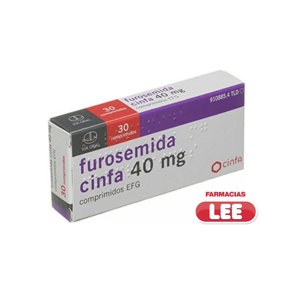 FUROSEMIDA 40 MG X 30 COMP (CINFA) (POR UNIDAD)