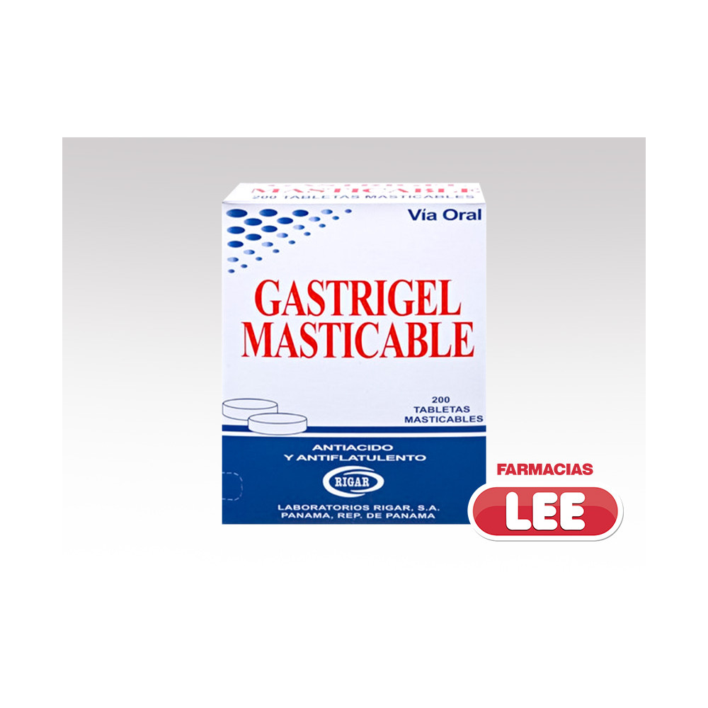 GASTRIGEL MASTICABLE X 200 TAB (POR UNIDAD)