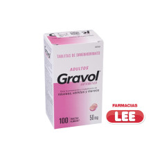 GRAVOL 50 MG X 100 TAB (POR UNIDAD)