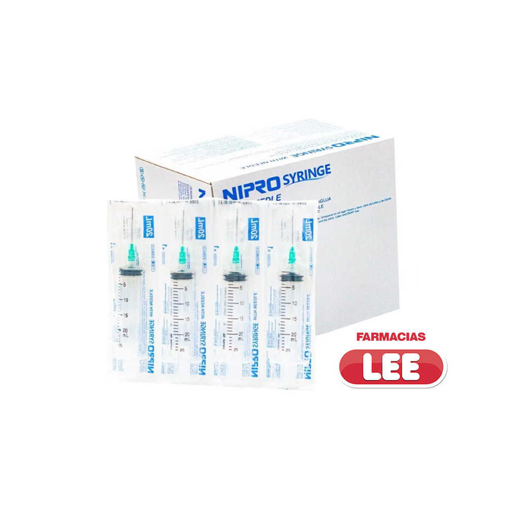 NIPRO JERINGA 5ML X 21G X 1-1/2" X 100(POR UNIDAD)