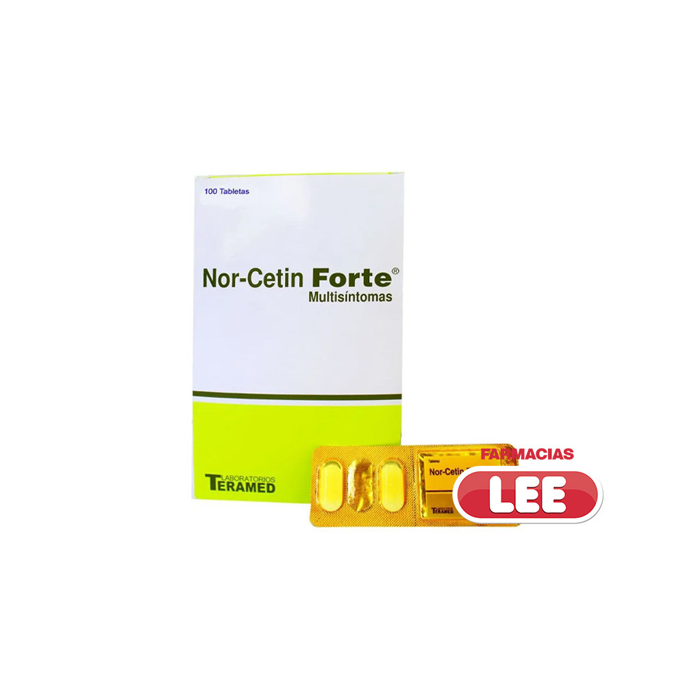 NOR-CETIN X 50 BLISTER X 2 TAB (POR UNIDAD)