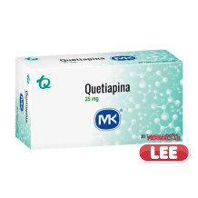QUETIAPINA MK 25 MGX 30 TABS (POR UNIDAD)
