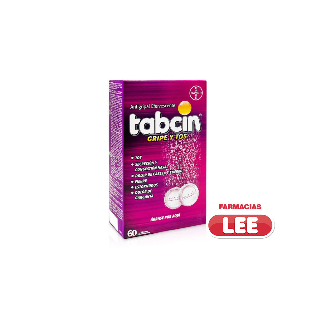 TABCIN GRIPE Y TOS X 60 MORADO EFERVESCENTE (POR UNIDAD)