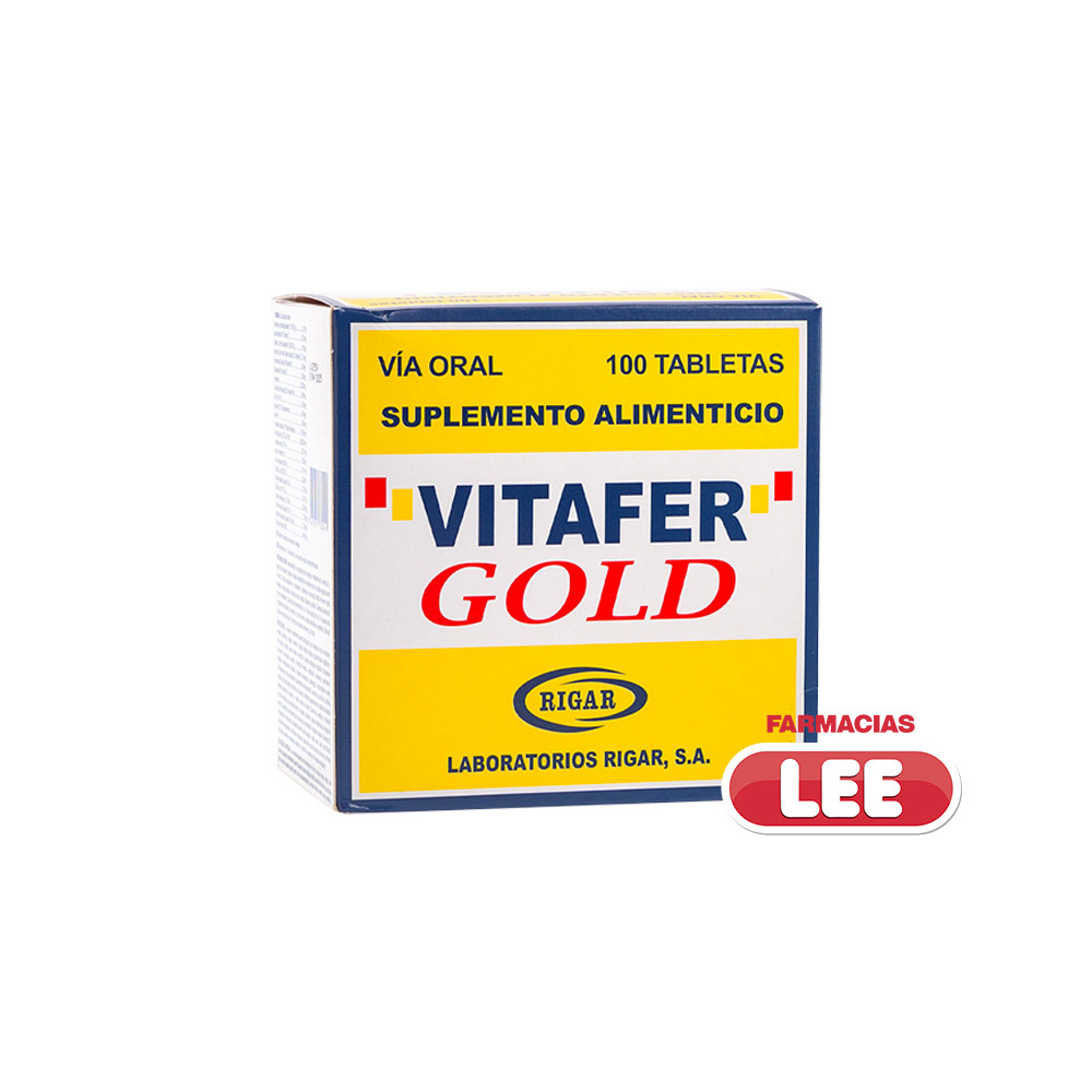 VITAFER GOLD X 100 TABLETAS (POR UNIDAD)