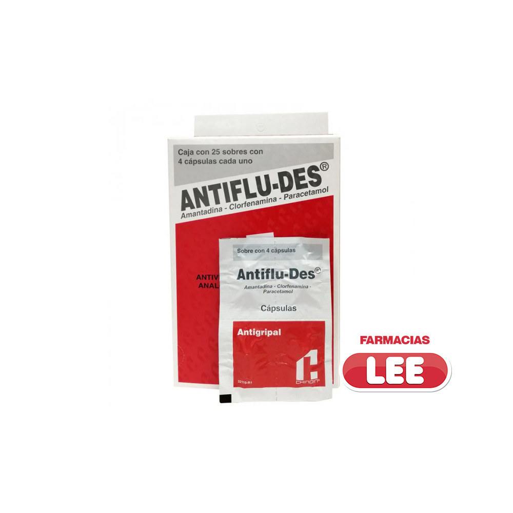 ANTIFLU-DES CAPSULAS DISPENSADOR 100 (POR UNIDAD)