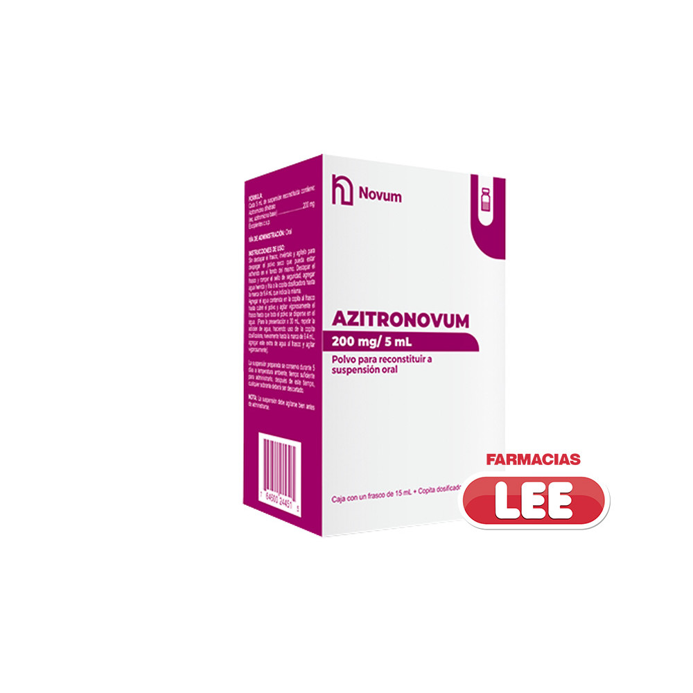 AZITRONOVUM 500 MG X 10 TABS (UNIDAD)
