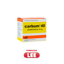 CARBUM 40 MG X 30 TABLETAS (POR UNIDAD)