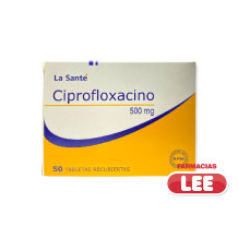 CIPROFLOXACINO 500MG X 50 CAP. (POR UNIDAD)
