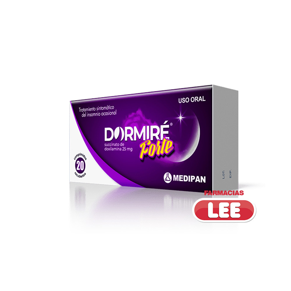 DORMIRÉ FORTE 25MG X 10 TABLETAS (POR UNIDAD)
