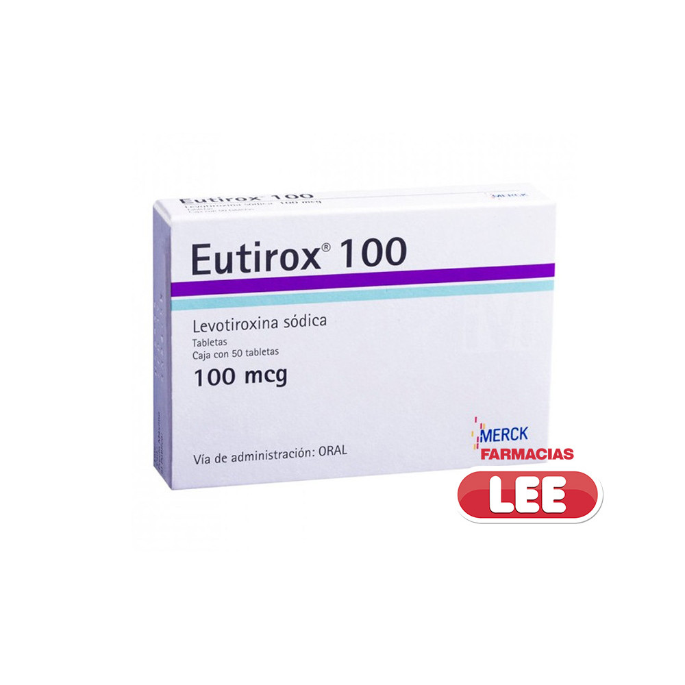 EUTIROX 100 MCG X 50 TAB (POR UNIDAD)