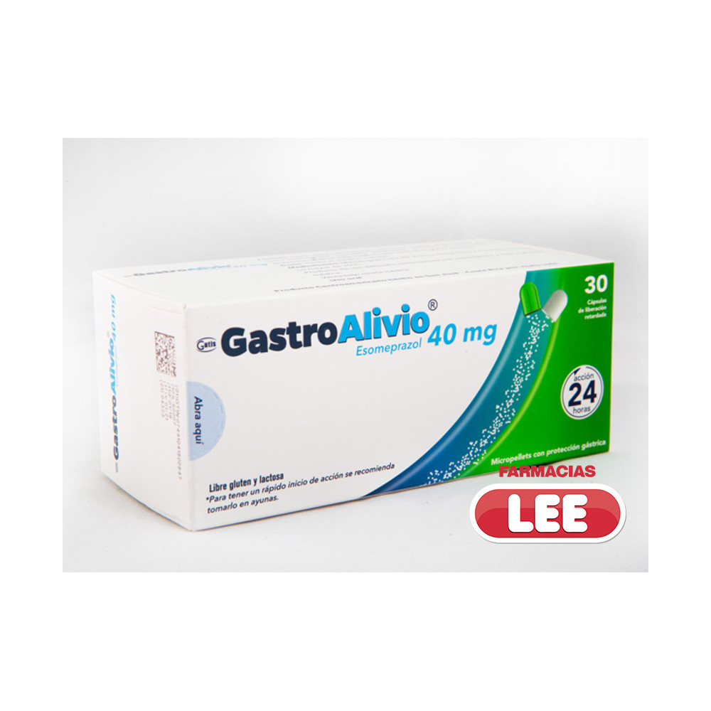 GASTROALIVIO 40 MG X 30 CAPSULAS (POR UNIDAD)