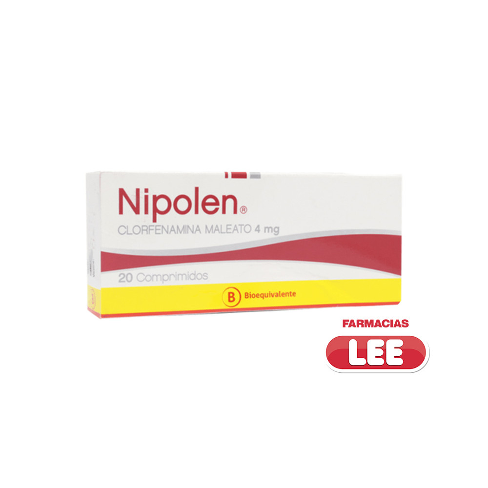 NIPOLEN CLORFENAMINA 4MG (POR UNIDAD)
