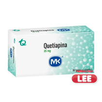 QUETIAPINA MK 25 MGX 30 TABS (POR UNIDAD)