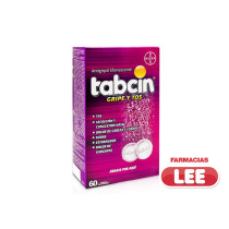 TABCIN GRIPE Y TOS X 60 MORADO EFERVESCENTE (POR UNIDAD)