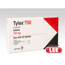 TYLEX 750MG X40TAB (POR UNIDAD)