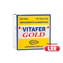 VITAFER GOLD X 100 TABLETAS (POR UNIDAD)