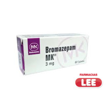 BROMAZEPAM MK 3.0 MG 60 TAB NAR (POR UNIDAD)