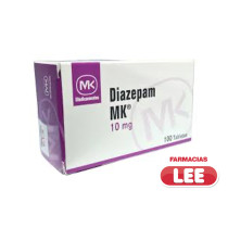 DIAZEPAM 10 MG X 100 TAB (MK) (POR UNIDAD)