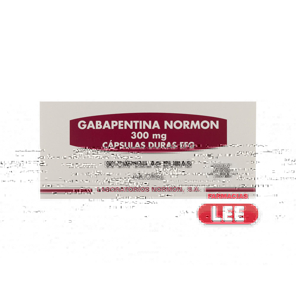 GABAPENTINA 300 MG X 90 COMP (NORMON) (POR UNIDAD)