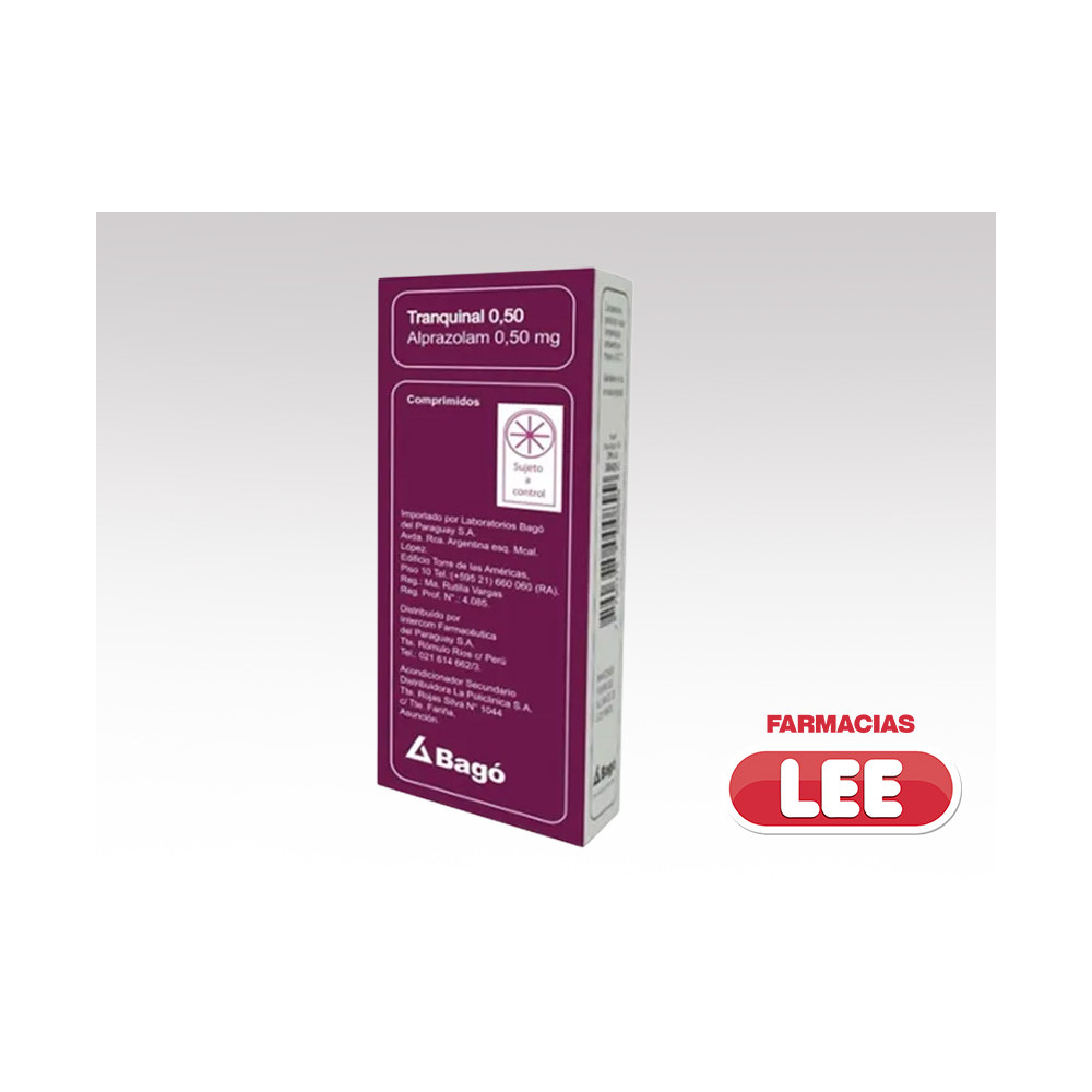 TRANQUINAL 0.50 MG.X 50 TAB (POR UNIDAD)
